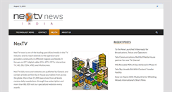 Desktop Screenshot of nextvindia.com